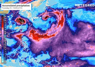 Il tifone In-Fa minaccia la costa orientale della Cina