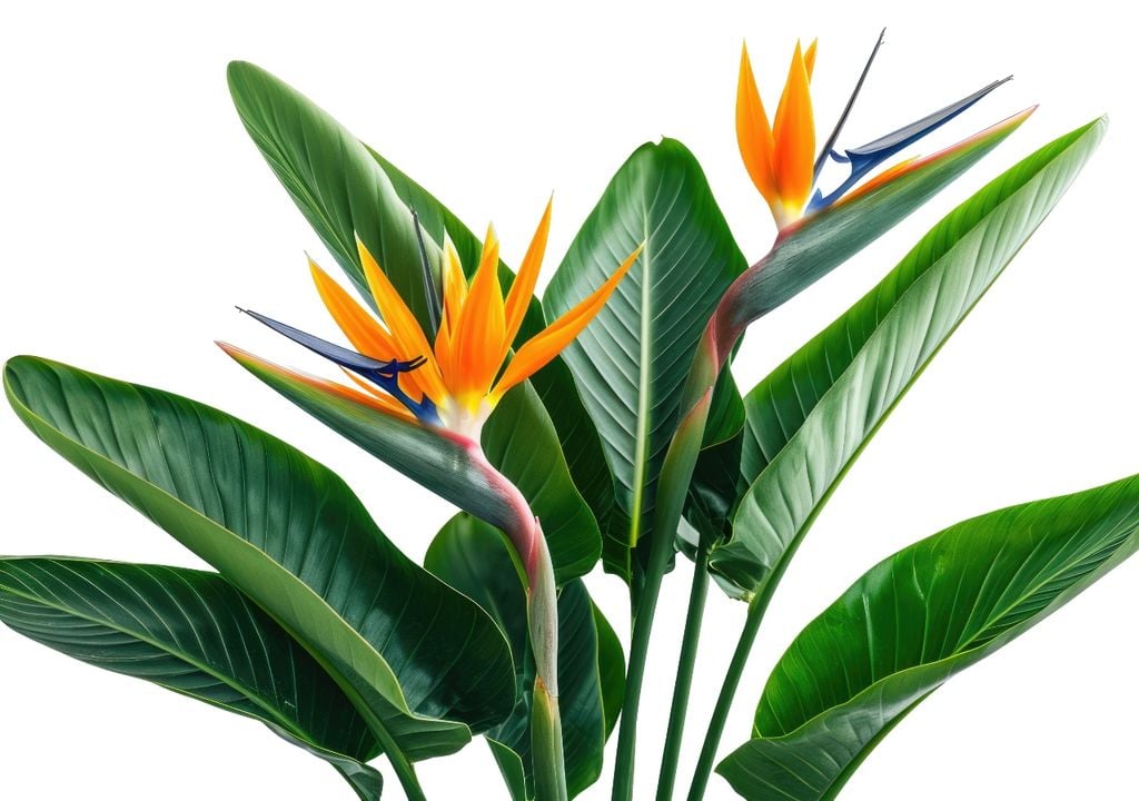 De aspecto tropical y crecimiento vigoroso, la strelitzia aporta altura y dramatismo, incluso lejos del exterior.