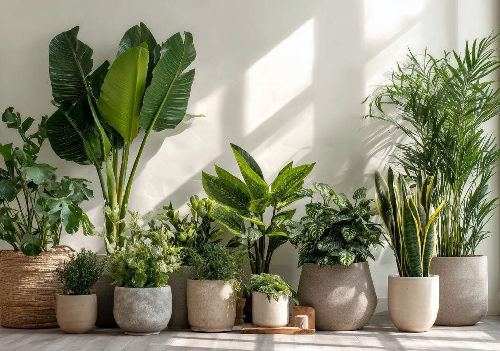 Muchas plantas que hoy se cultivan en interiores evolucionaron bajo la sombra de árboles en selvas tropicales. Por eso toleran bien la poca luz y se adaptan a ambientes interiores.
