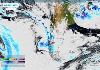 Cinco sistemas frontales podrían cruzar por Chile durante la próxima semana, y uno de ellos llegaría hasta el Biobío