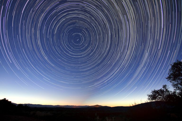 Fotografía de estrellas circumpolares Fotografía de estrellas circumpolares