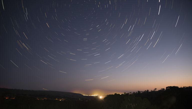Fotografía de estrellas circumpolares Fotografía de estrellas circumpolares