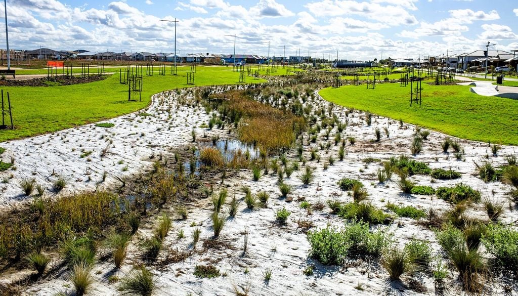Sistemi di drenaggio urbano sostenibile e giardini della pioggia