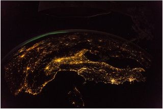 Ciudades en la noche