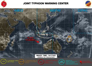 Claudia se debilita a tormenta tropical, Invest 93P se organiza