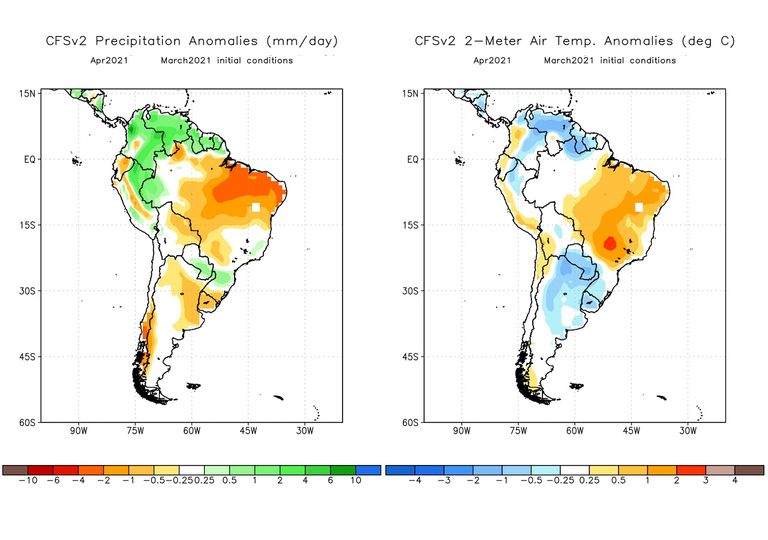previsión CFSv2 abril 2021 previsión CFSv2 abril 2021