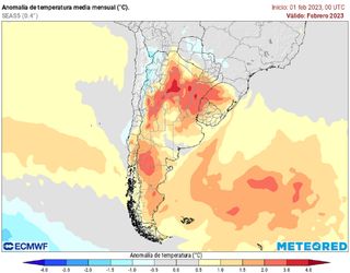 ​​Actualización climática para febrero: calor se agudiza en Chile