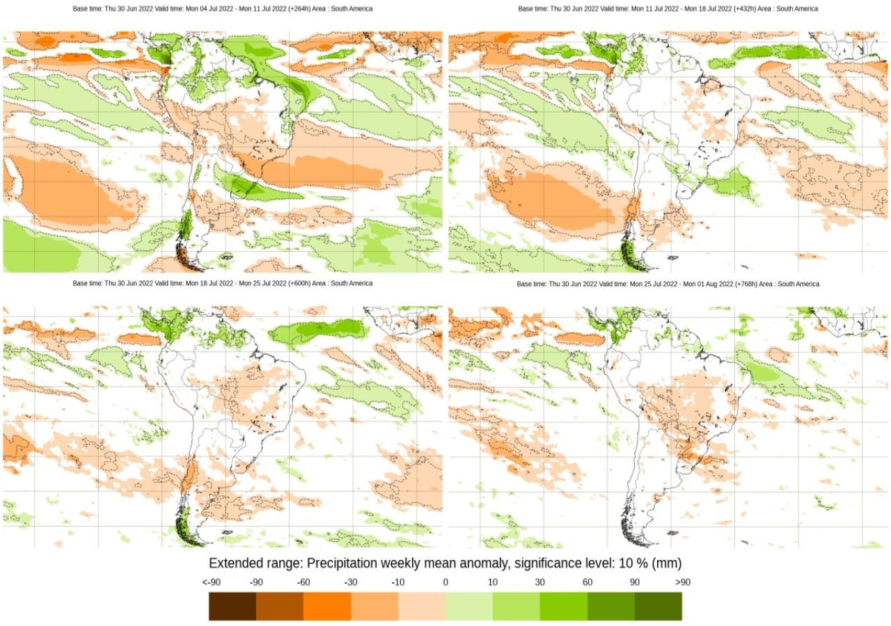 Clima de julho: tempo severo, geadas e calor de 40°C em pleno inverno