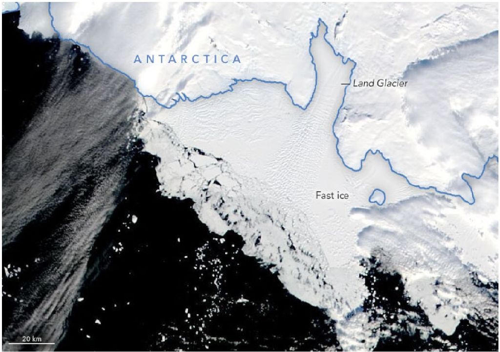 Antártica imagen satelital Antártica imagen satelital