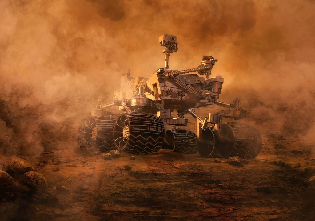Tormenta polvo Marte