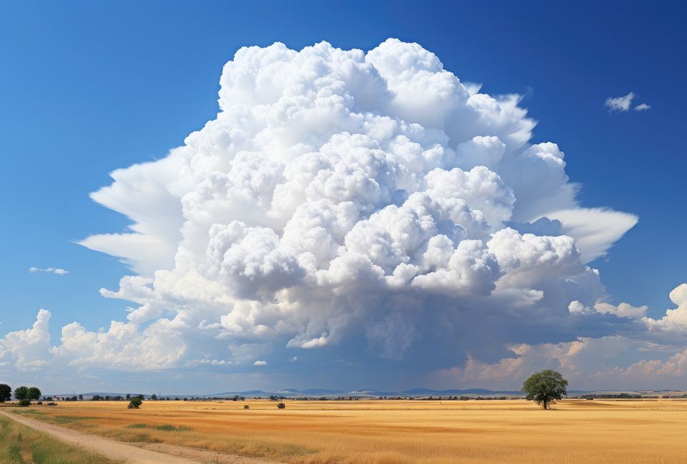 Große organisierte Gewittersysteme mit konvektiven Wolken verursachen mehr extreme Niederschläge