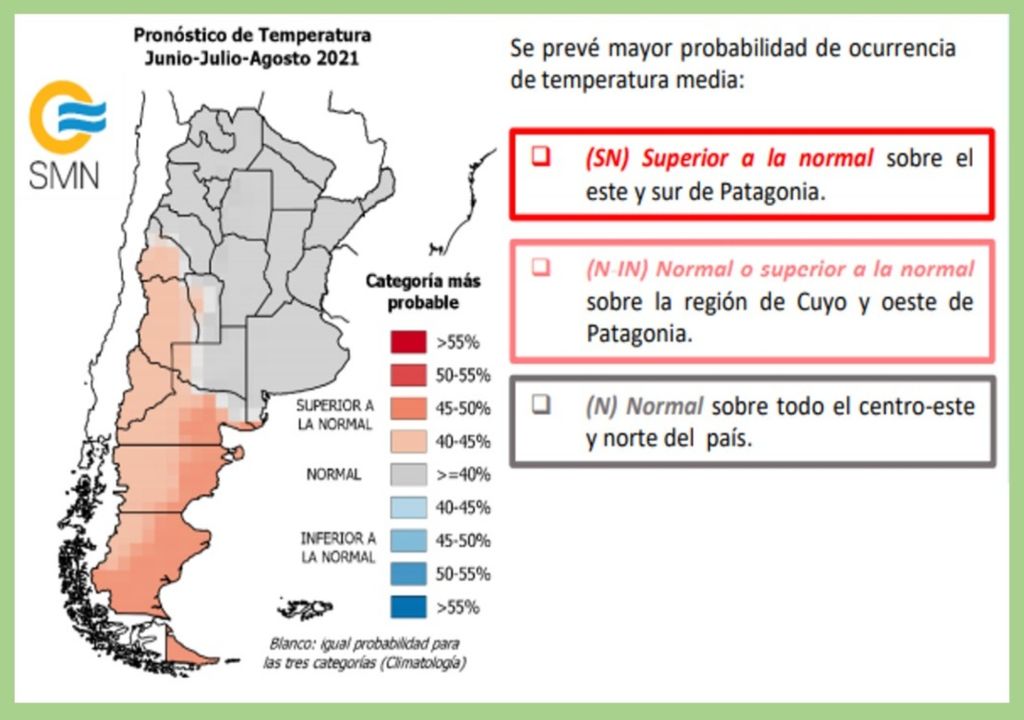 pronóstico climático trimestral SMN pronóstico climático trimestral SMN