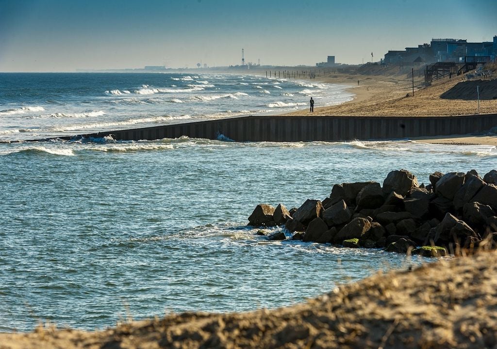 Virginia's beach is at risk of sea level rise.