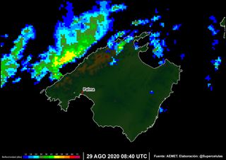 Climatología de vientos convectivos lineales en Baleares 2011-2021. II