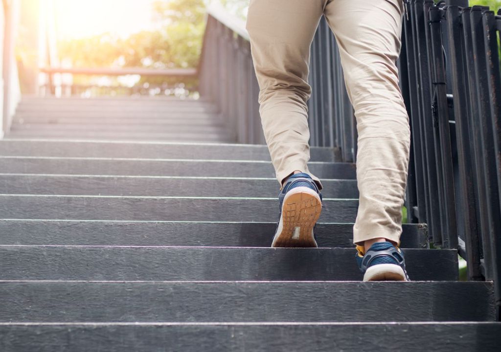 The experts even suggested that stair climbing is even more effective for cardiovascular health than the commonly advocated practice of walking 10,000 steps a day.
