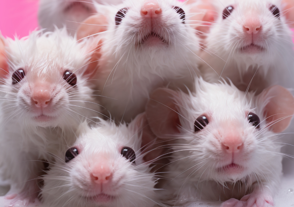 Clonación ratones. La generación 58 de ratones clonados directamente no sobrevivió más de un día.