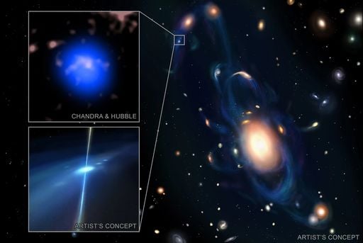 Los cient&iacute;ficos de la NASA descubren la colisi&oacute;n de estrellas extremas en un lugar inesperado nunca antes observado