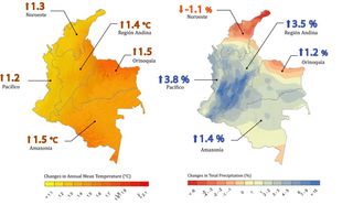 Colombia afectada por el cambio climático