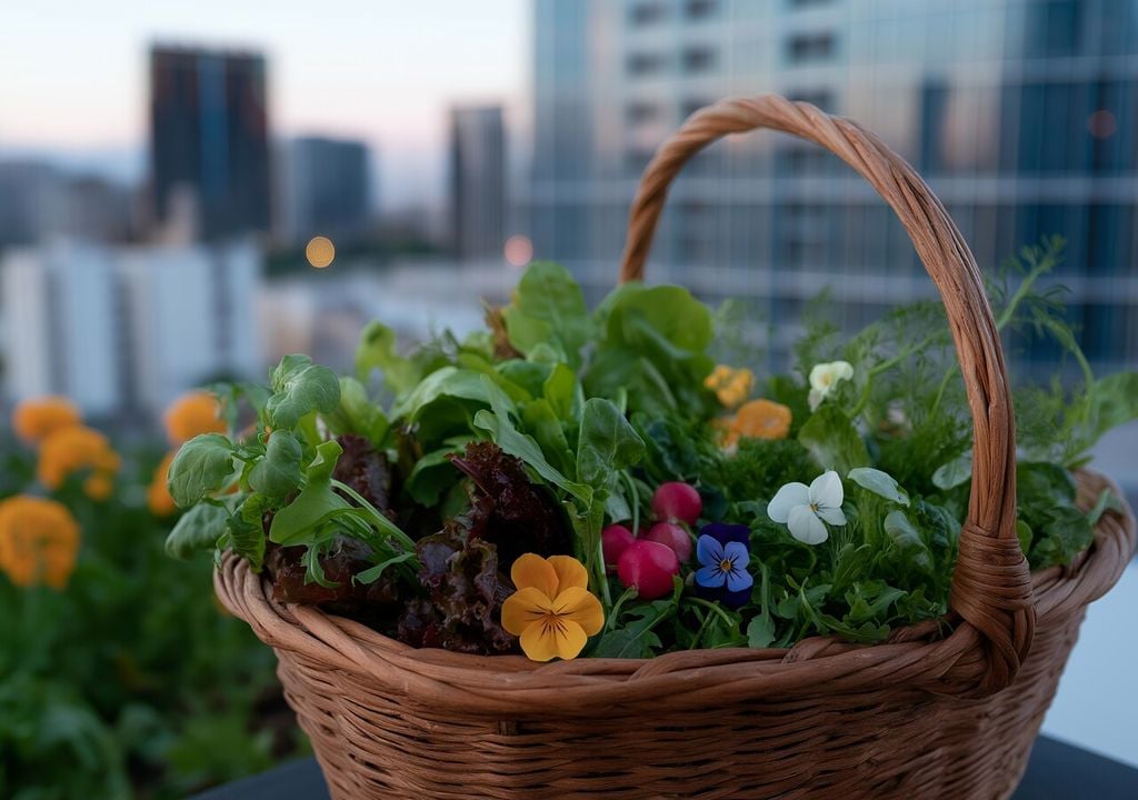 Algunas flores de otoño, como pensamientos y caléndulas, no solo aportan color al huerto, sino que también pueden incorporarse en ensaladas, postres o infusiones, sumando valor a la cosecha.