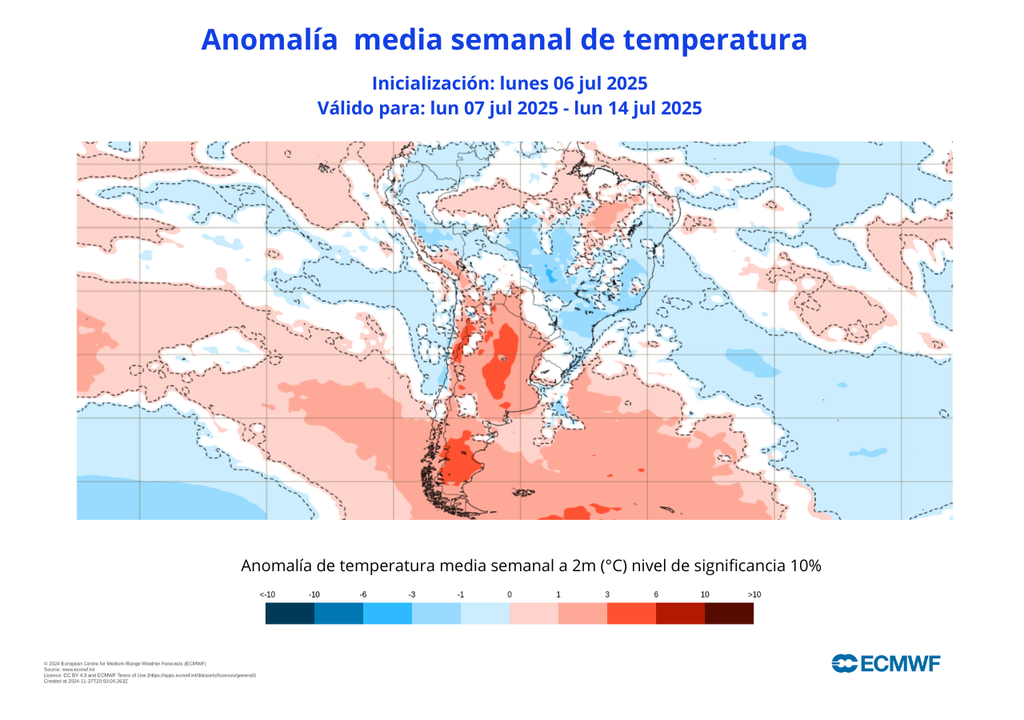Anomalías de temperaturas Anomalías de temperaturas