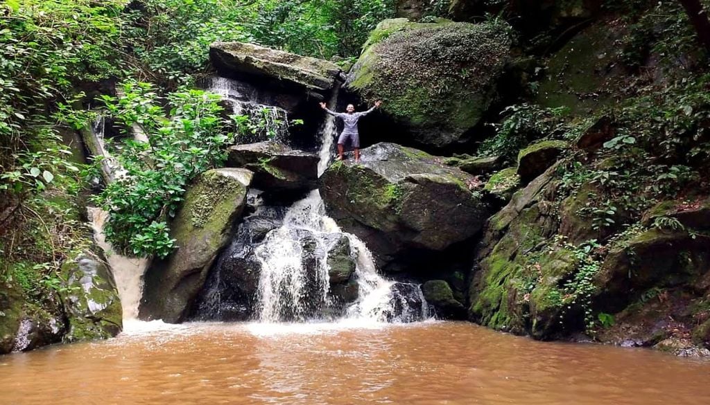 A Cachoeira Poço da Veada, em Guaramiranga. Crédito: Alex Keller/Wikiloc.