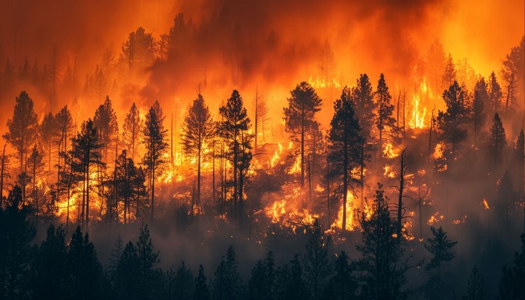 O risco crescente de incêndios florestais, impulsionado pelas alterações climáticas antropogénicas, representa uma séria ameaça a um vasto leque de espécies em múltiplos continentes.