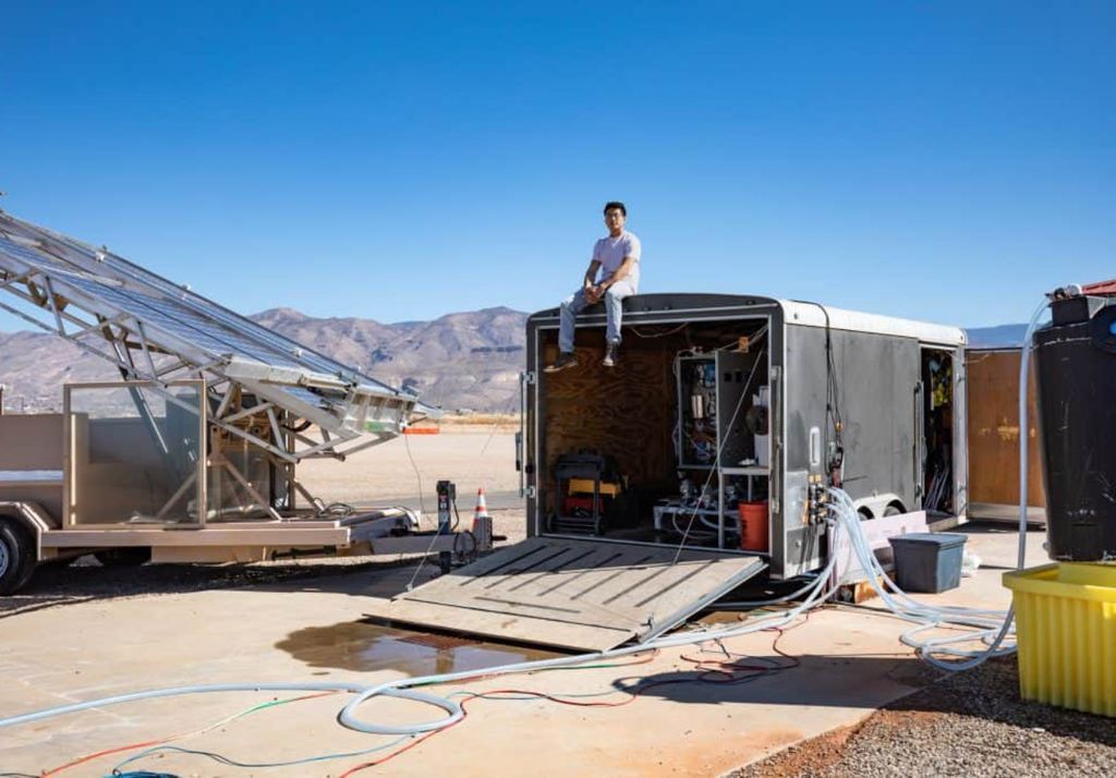 protótipo do sistema de dessalinização