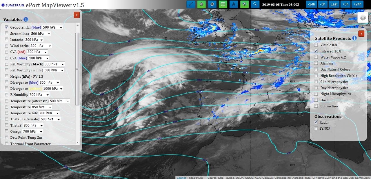 Combinando Imágenes De Satélite Meteosat Con Campos Numéricos Del ECMWF ...