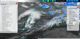 Combinando imágenes de satélite Meteosat con campos numéricos del ECMWF: portal de EUMETRAIN