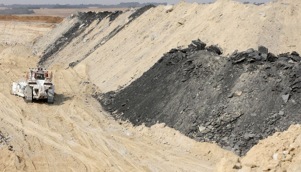 Sito per l'estrazione di carbone in Sud Africa