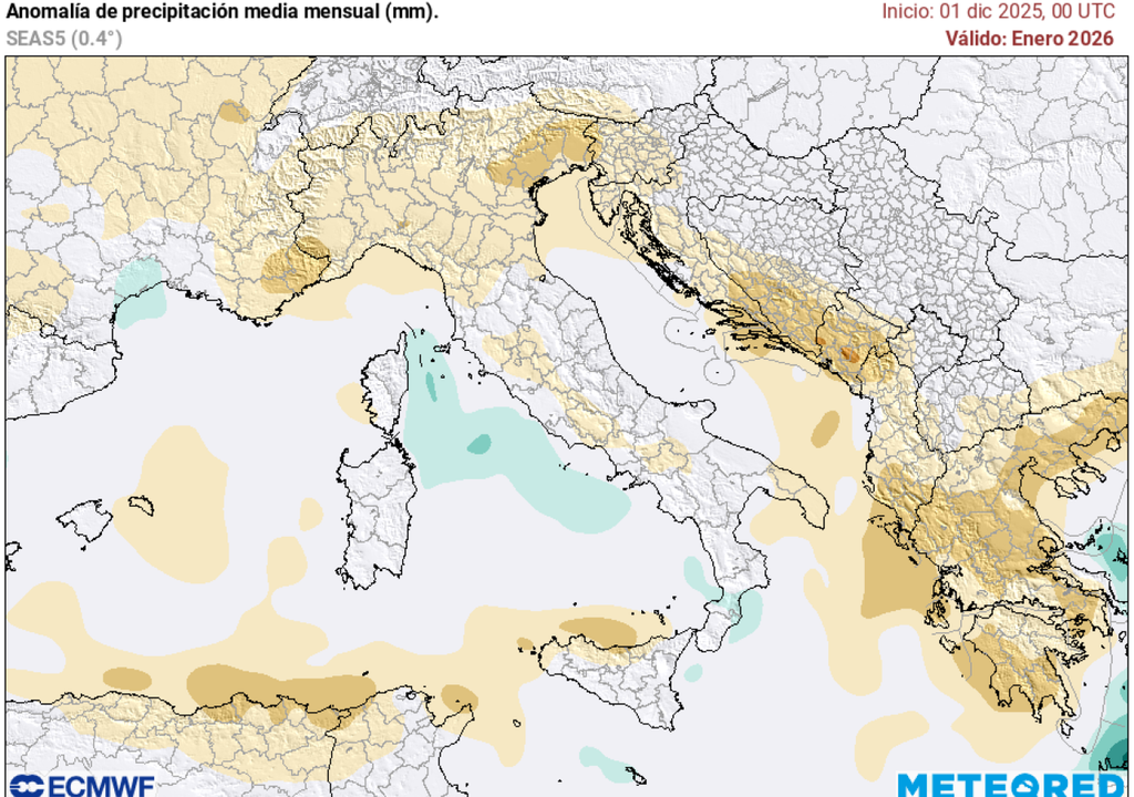 Tendenza ECMWF. Tendenza ECMWF.