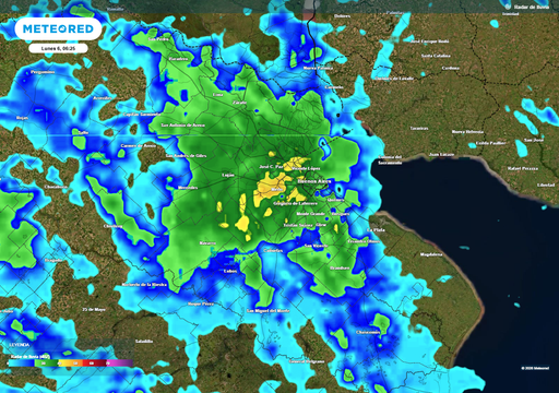 Comenzaron las lluvias y pueden ser fuertes hacia la noche de este lunes 6 sobre Buenos Aires: rige alerta amarilla SMN