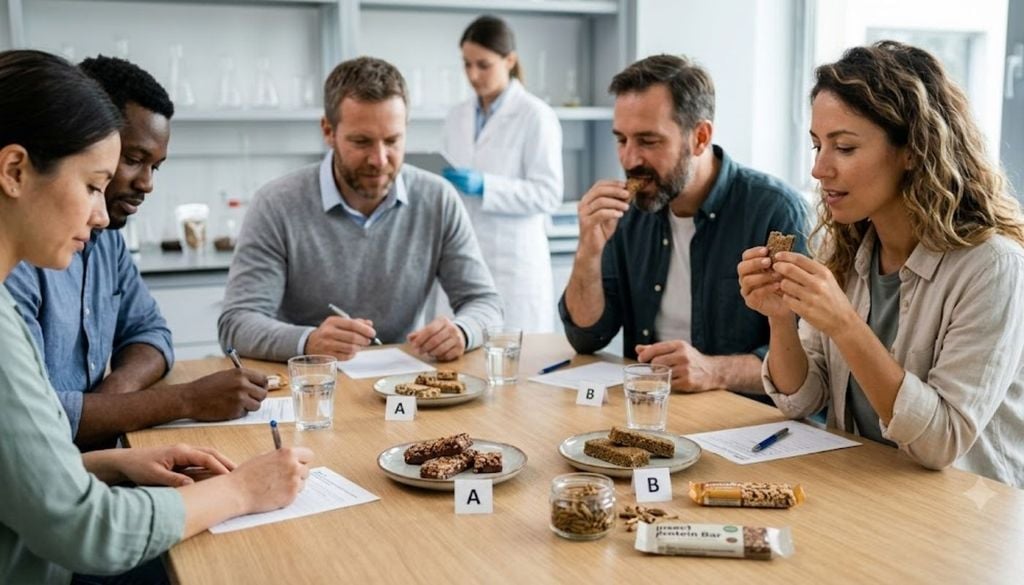 Prueba barras de proteina Un innovador estudio de neurociencia aplicada al consumo de alimentos revela que probar una barrita de proteína de insectos genera más atención y curiosidad que rechazo.