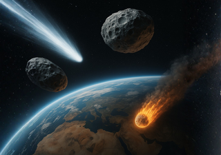 Cometa, asteroide y meteorito: ¡no son lo mismo! Y su diferencia es clave si impactaran contra la Tierra
