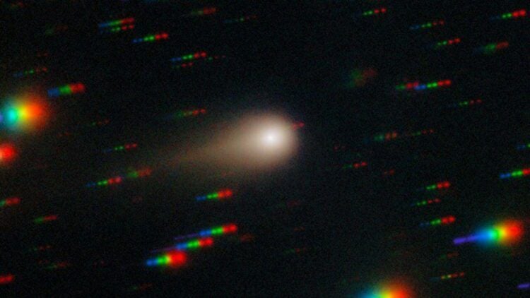 Imagen de archivo del cometa 3I/ATLAS en su viaje interestelar