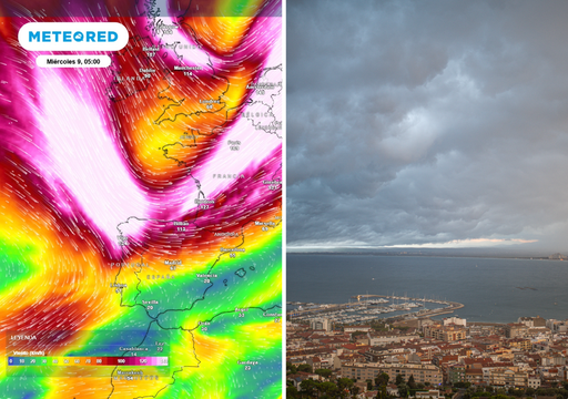 Comienza la revoluci&oacute;n del chorro polar en Espa&ntilde;a: tormentas fuertes y refrescamiento con el primer asalto del martes