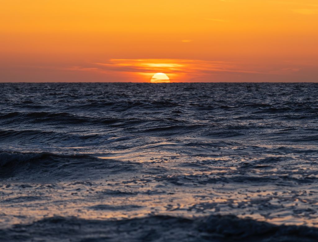 océan coucher soleil