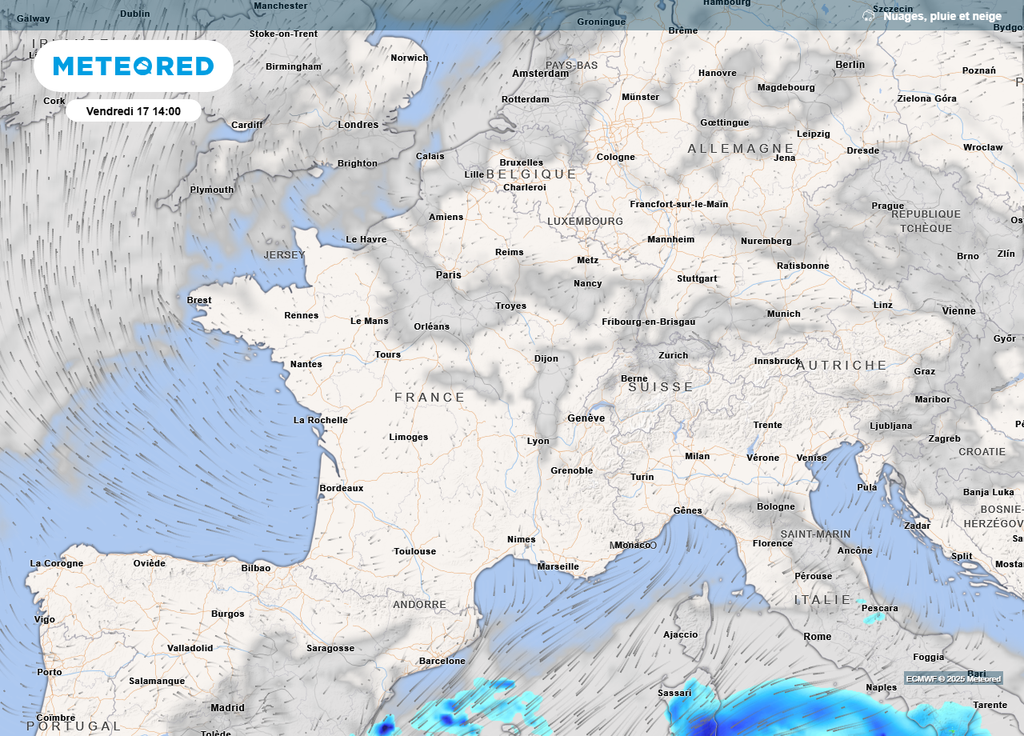 Grisaille vendredi 17 janvier