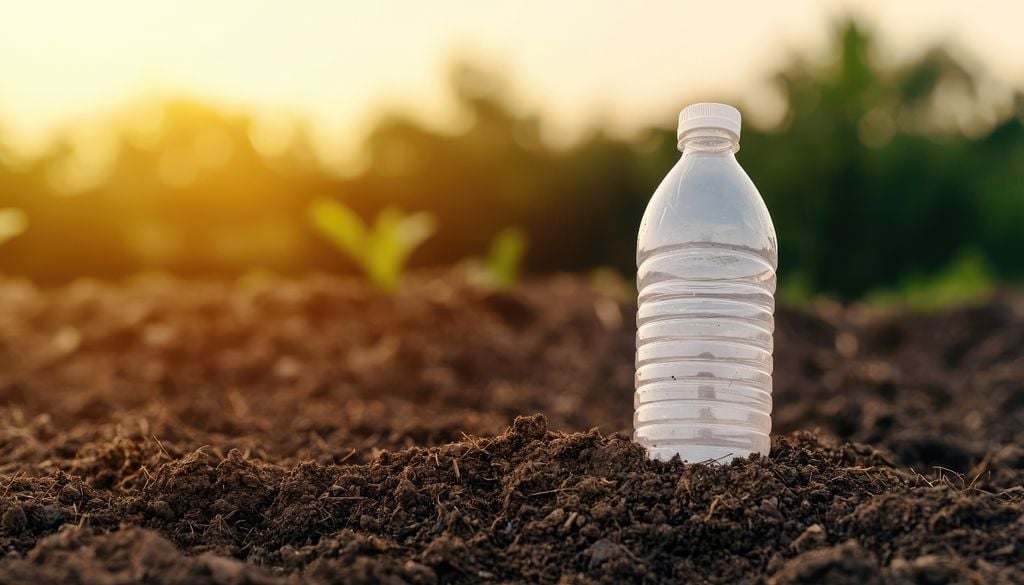 Los sistemas caseros de riego por goteo reducen la evaporación superficial del agua y resultan ideales para macetas grandes o huertas.