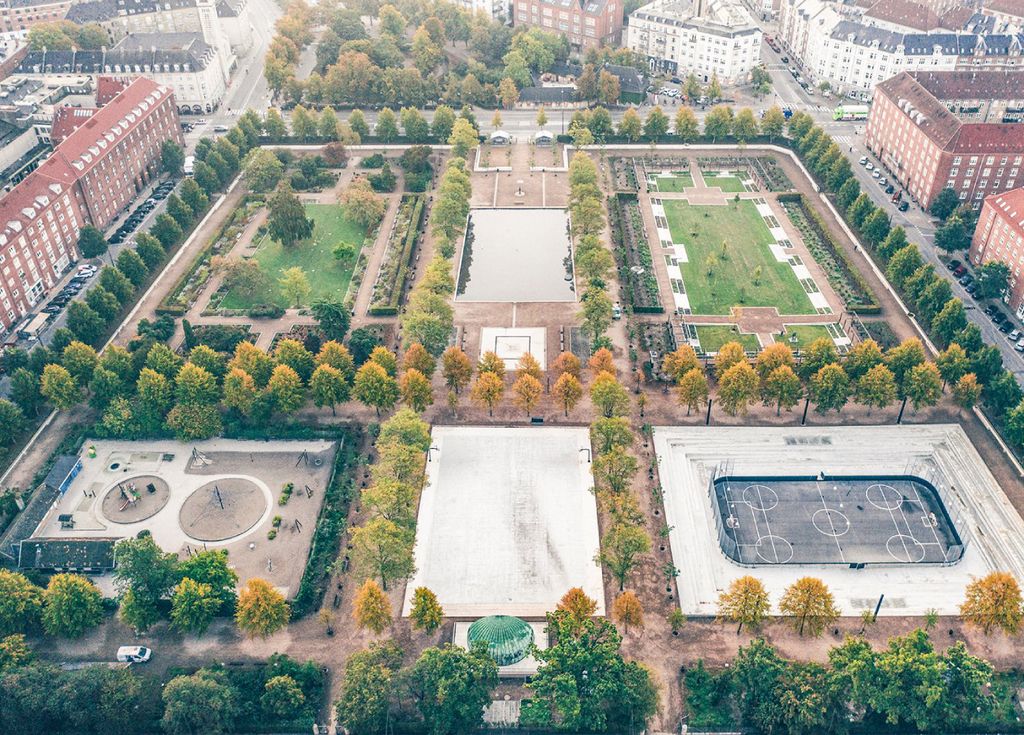 Parque Enghaveparken, em Copenhague