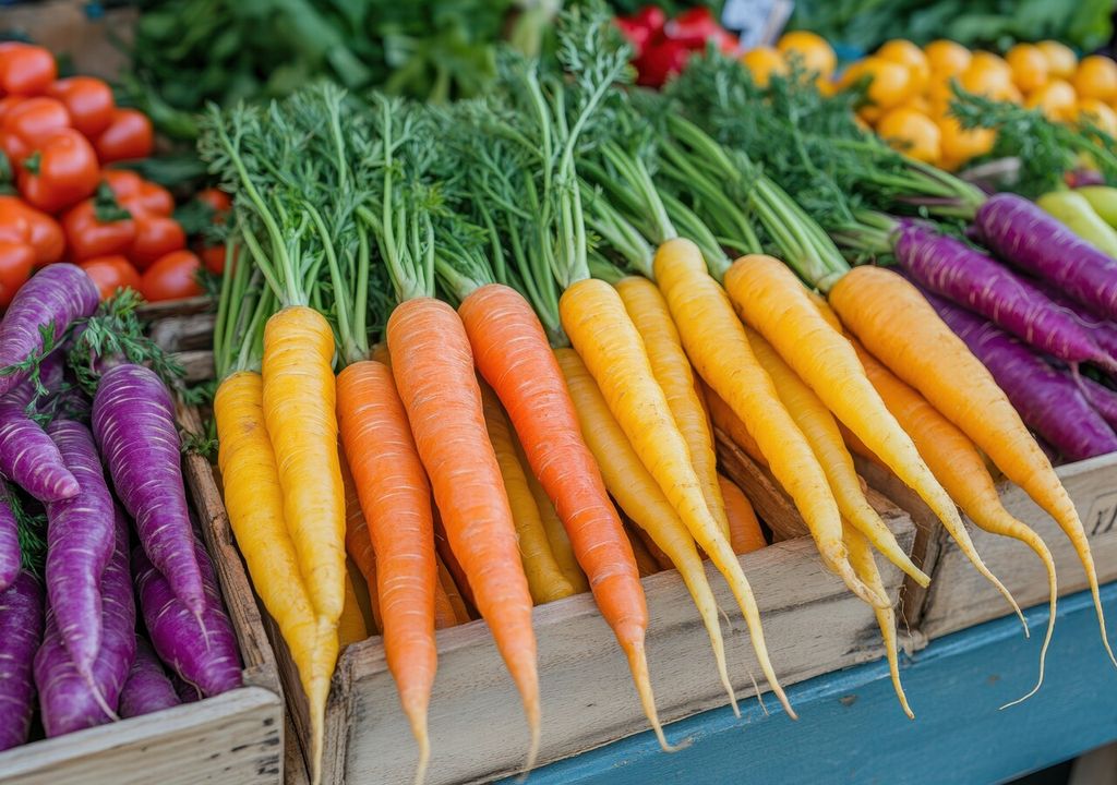 colores de zanahorias colores de zanahorias