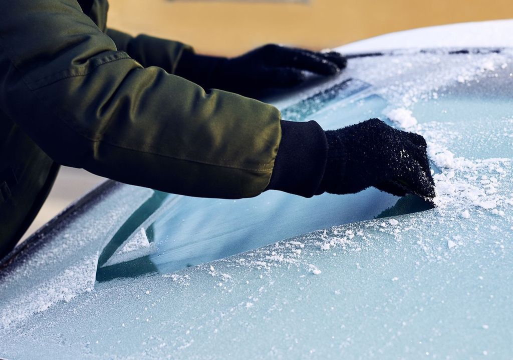 Escarcha parabrisas quitar