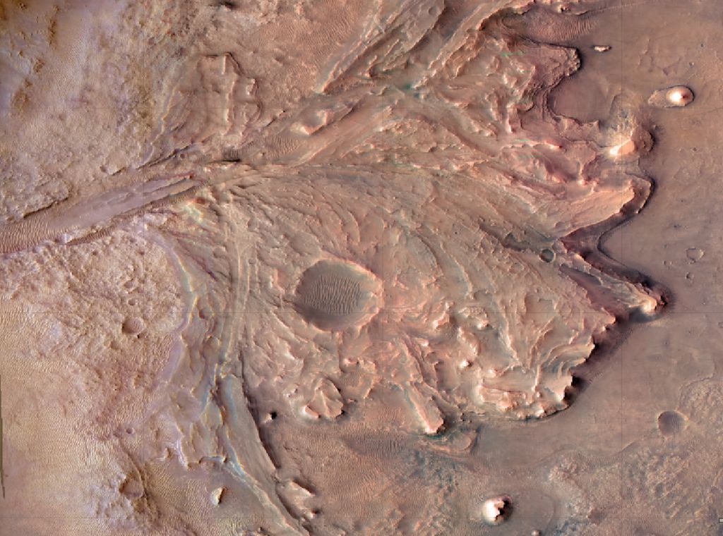 cratera Jazero, Marte