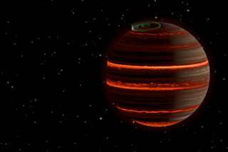 Un planeta que se desplaza solo por el espacio tiene auroras parecidas a las de la Tierra