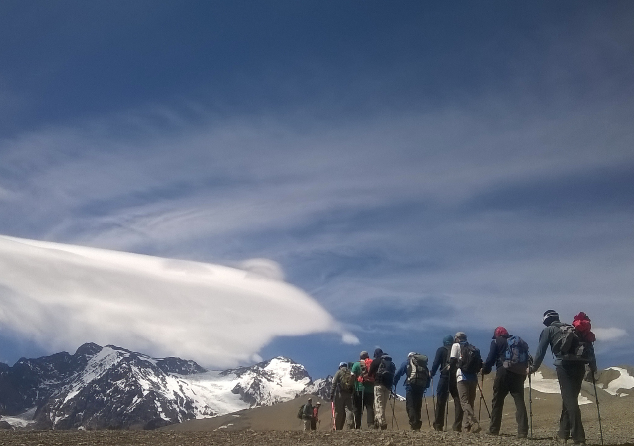 El Sendero de Gran Recorrido de los Andes incluye algunas de las cumbres más altas de la cordillera. Foto: Gentileza Gerardo Castillo