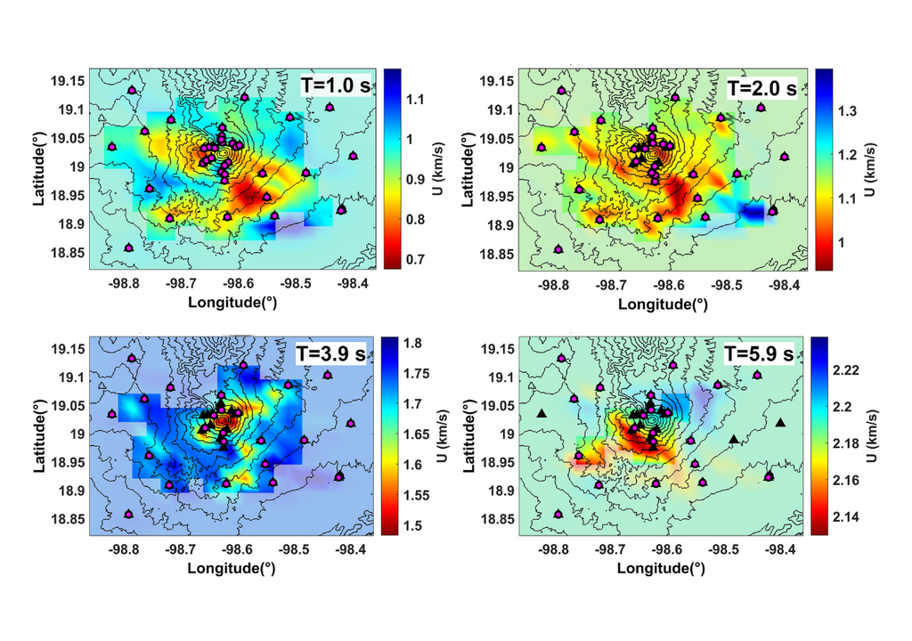 tomografía sísmica; volcan; geociencia; Goyo; Mexico; Popocatépetl; UNAM
