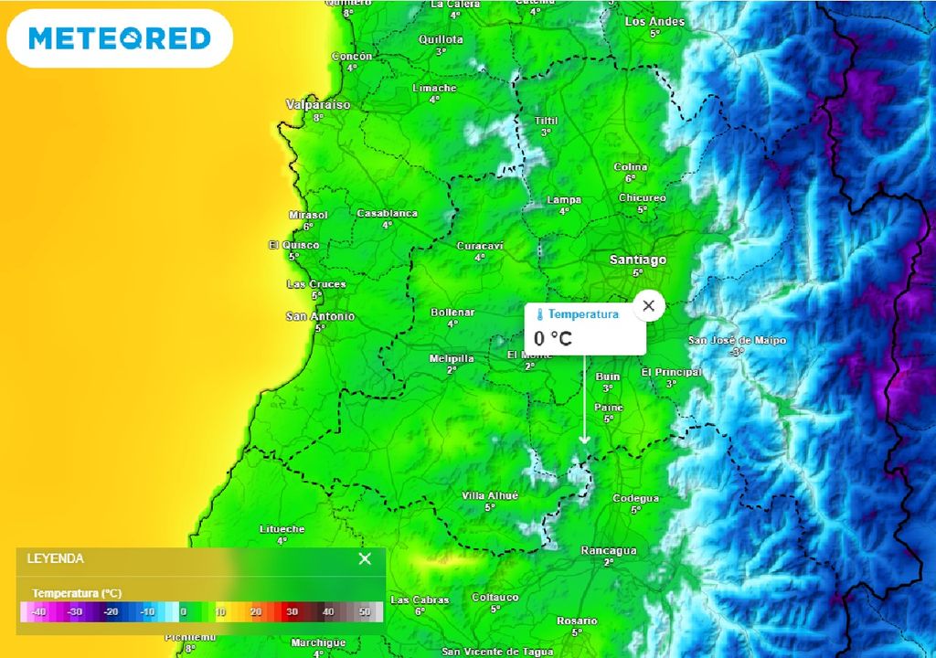 Temperatura del aire ECMWF