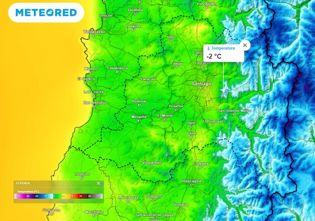 Temperatura mínima ECMWF