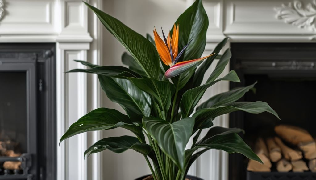 Con hojas grandes y presencia fuerte, la strelitzia es puro impacto visual.