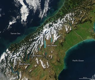 Cómo los glaciares generan lagos turquesa
